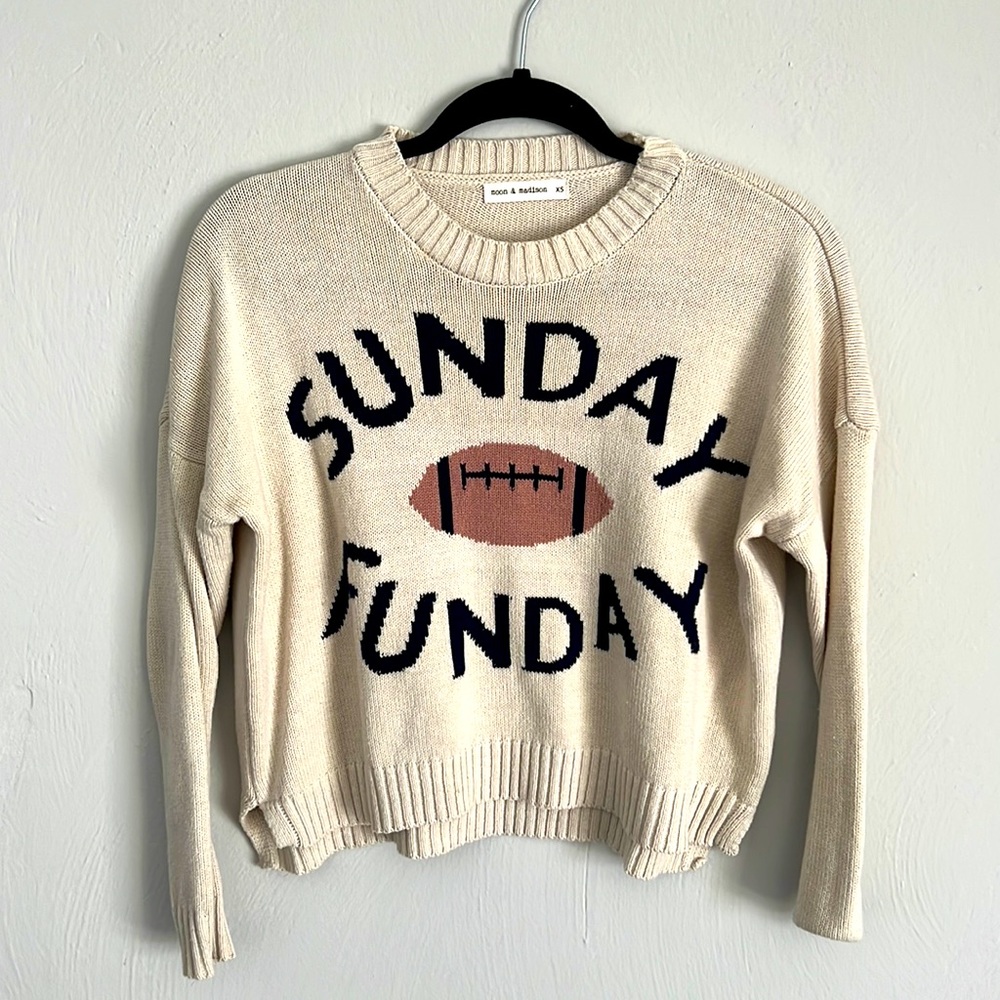 Super Bowl party sweater